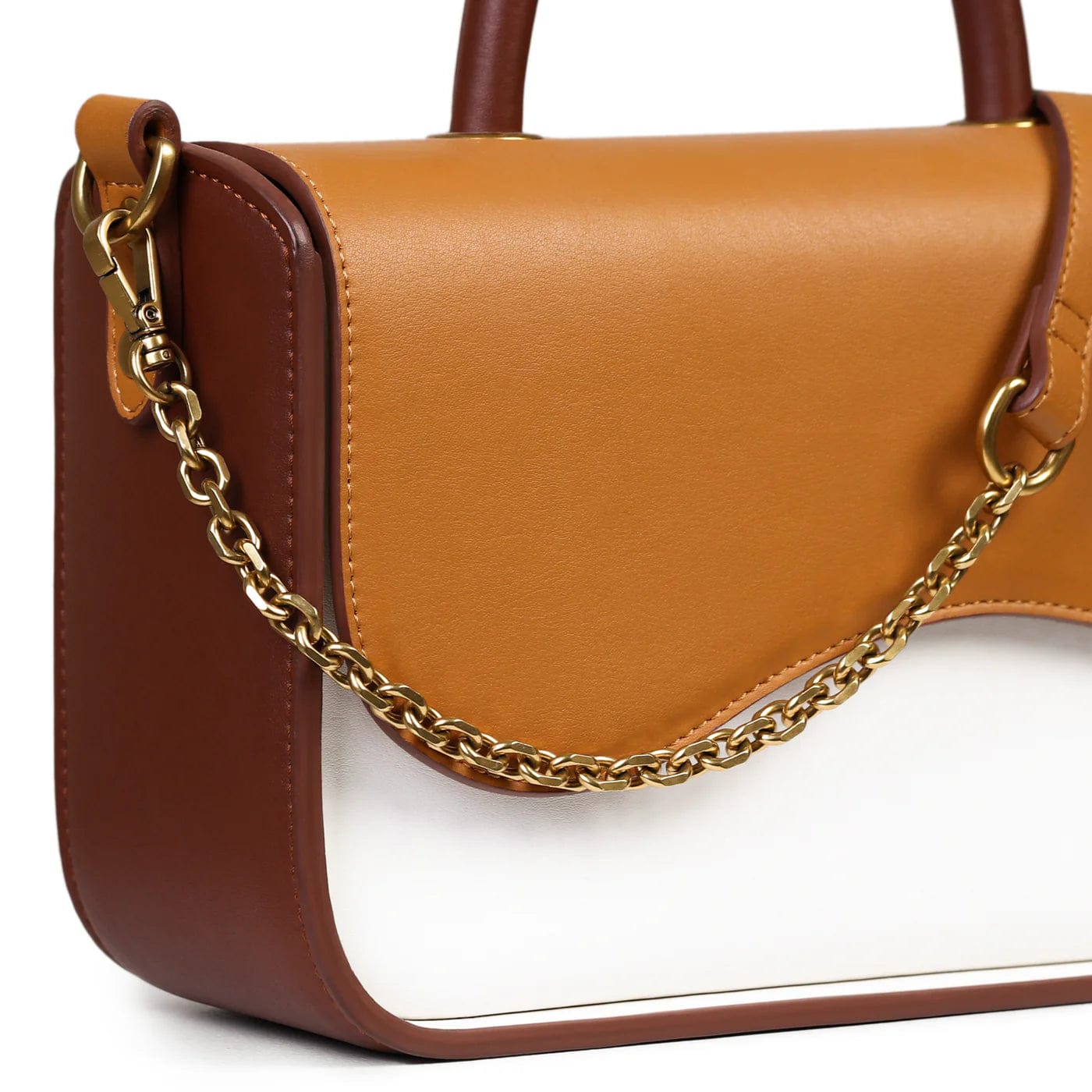 Sunrise Cactus Leather Vegan Crossbody Bag for Women | Eco-Friendly Chestnut Brown Purse | Perfect for Travel, Work & Everyday Use