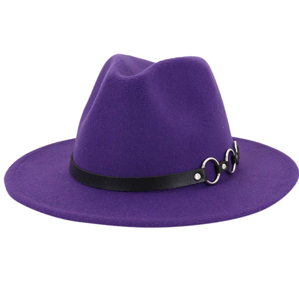 Vintage Adjustable Wide Brim Hat with Belt Buckle for Men & Women - Outback Style Baseball Cap for Outdoor, Hiking, and Casual Wear