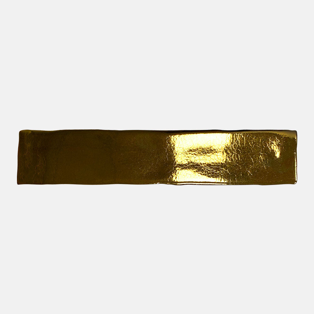 Premium Barcelona Gold 50X250 Glossy Subway Tile - High-Quality Ceramic Wall & Backsplash Tile for Kitchen, Bathroom, and Shower Renovation