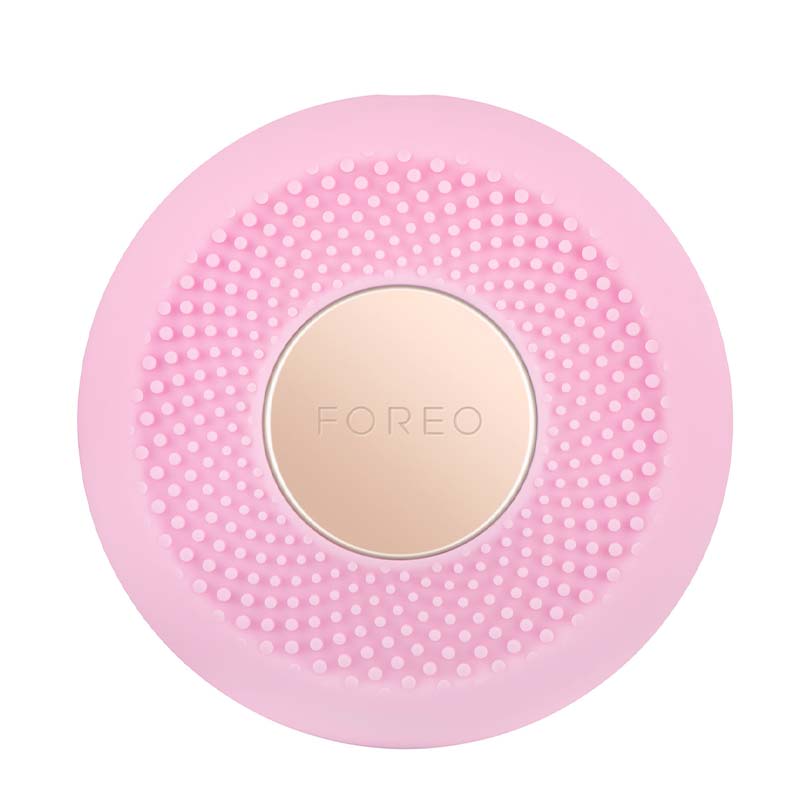 Foreo UFO Mini Facial Mask Device - Pearl Pink | At-Home Skincare for Glowing Skin | Perfect for Travel & Daily Use