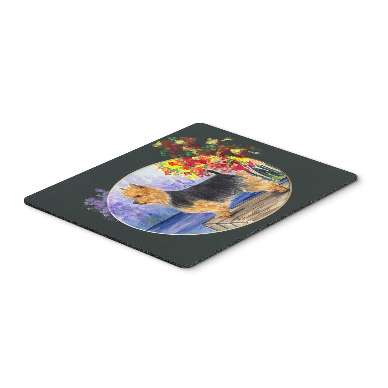Australian Terrier Mouse Pad & Hot Pad - Large Washable Non-Slip Desk Mat for Home Office, Gaming, Computer & Laptop Use - Perfect Workstation Accessory for Daily Tasks & Decor