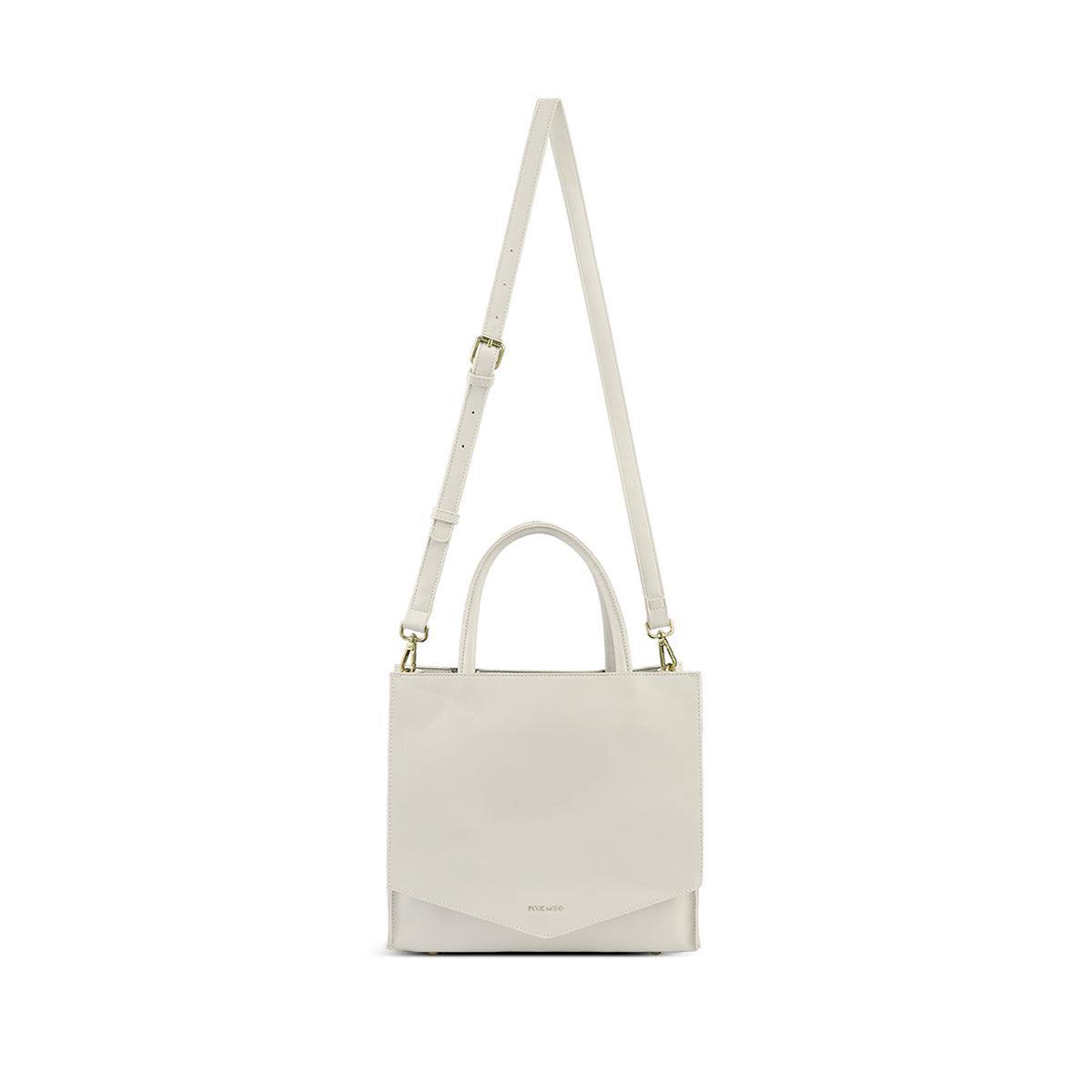 Caitlin Small Vegan Leather Tote Bag for Women - Stylish & Eco-Friendly Crossbody Purse in Multiple Colors | Perfect for Work, Travel & Everyday Use