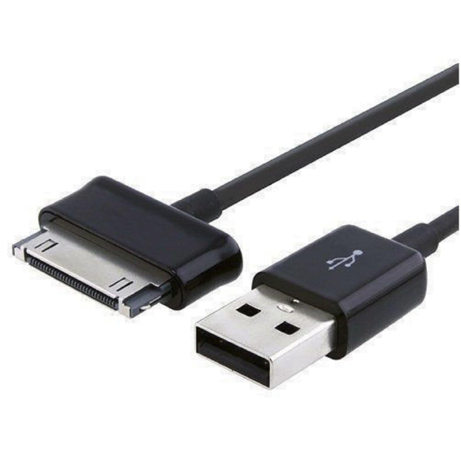 Original Samsung Galaxy Tab 2 Charger - 30 Pin USB Charging Cable Compatible with Galaxy Tab 2 7.0/7.7/8.9/10.1 & Note 10.1 GT-N8013/N8000 (Black) | Fast Charging | Home, Office & Travel Use