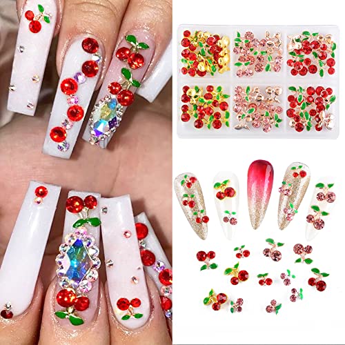 Cherry Nail Charms 60PCS/Box