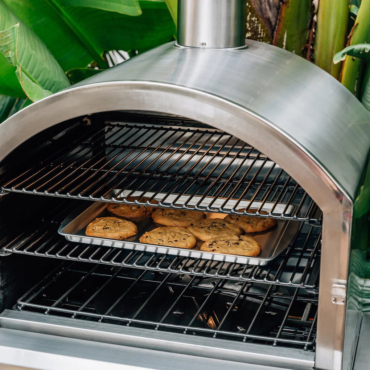 Summerset Grills Freestanding Outdoor Oven - Premium Stainless Steel Pizza & Bread Oven for Backyard, Patio, and Camping Use