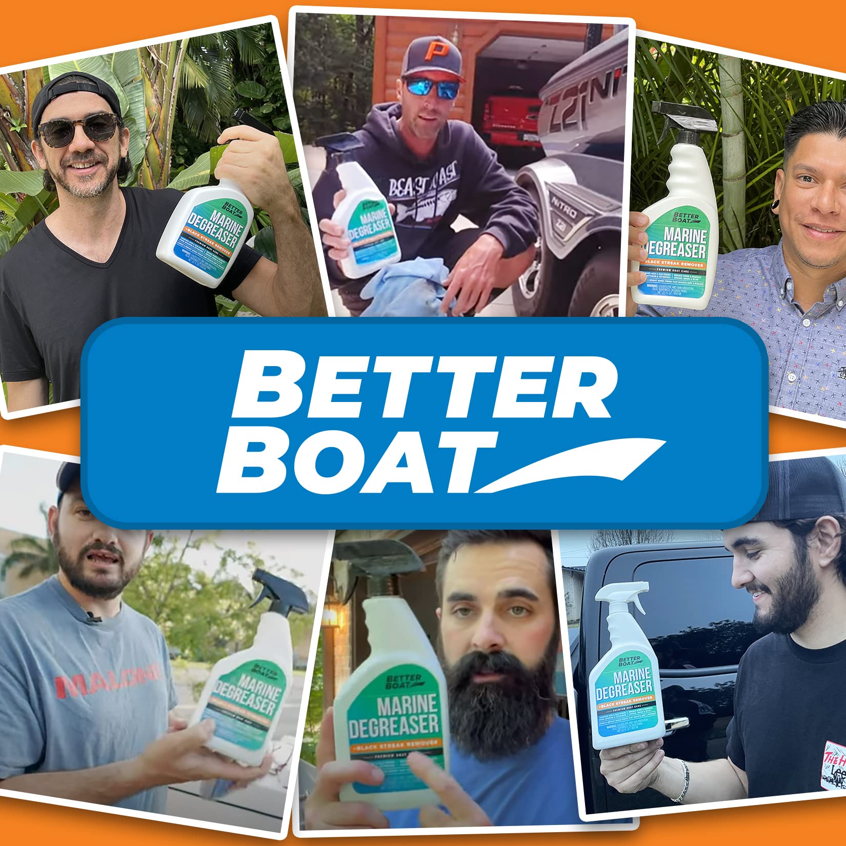 **Heavy Duty Marine Degreaser & Black Streak Remover – Commercial Grade Fiberglass & Engine Cleaner for Boats, Cars, RVs, Auto Parts – Super Grease Cleaner for Tough Stains & Grime (Perfect for Marine, Automotive & Industrial Use)**