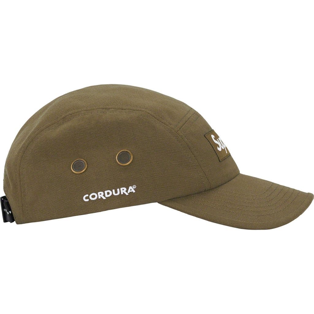 Supreme Brushed Cordura Camp Cap - Olive Green Outdoor Hat for Hiking, Camping & Streetwear Fashion