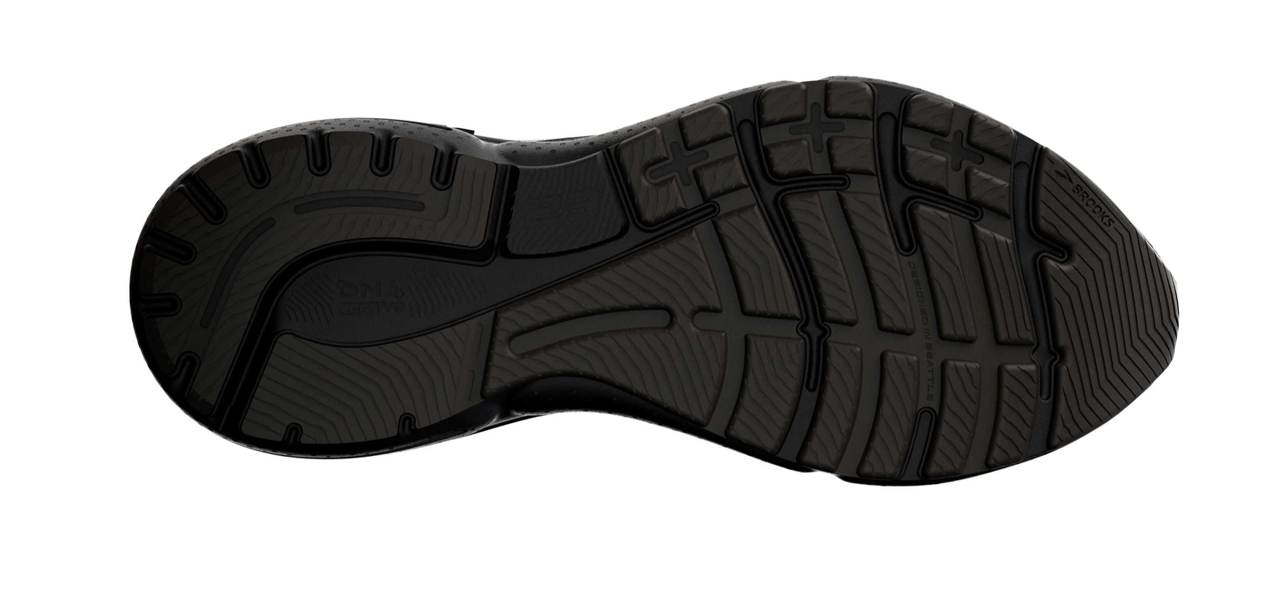 Brooks Adrenaline GTS 23 Running Shoes for Men - D Width - Black/Black/Ebony | Stability & Support for Road Running, Jogging & Daily Workouts