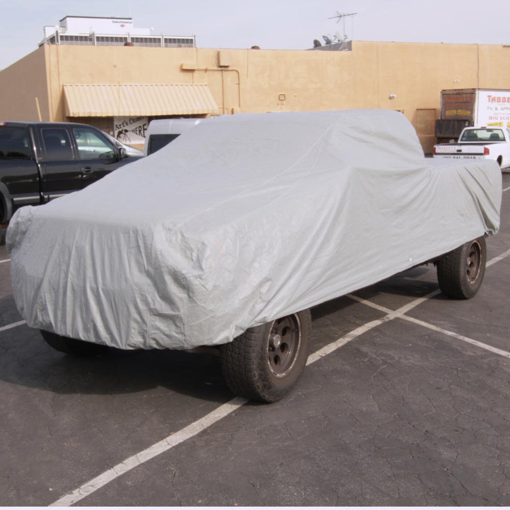 Motor Trend Premium All-Weather Waterproof Truck Cover - Heavy Duty Outdoor Protection for Pickup Trucks (Ideal for Snow, Rain, Sun Protection & Long-Term Vehicle Storage)
