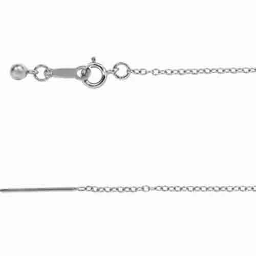 Sterling Silver Add-A-Bead Threader Chain - Perfect for DIY Jewelry Making & Custom Bracelets