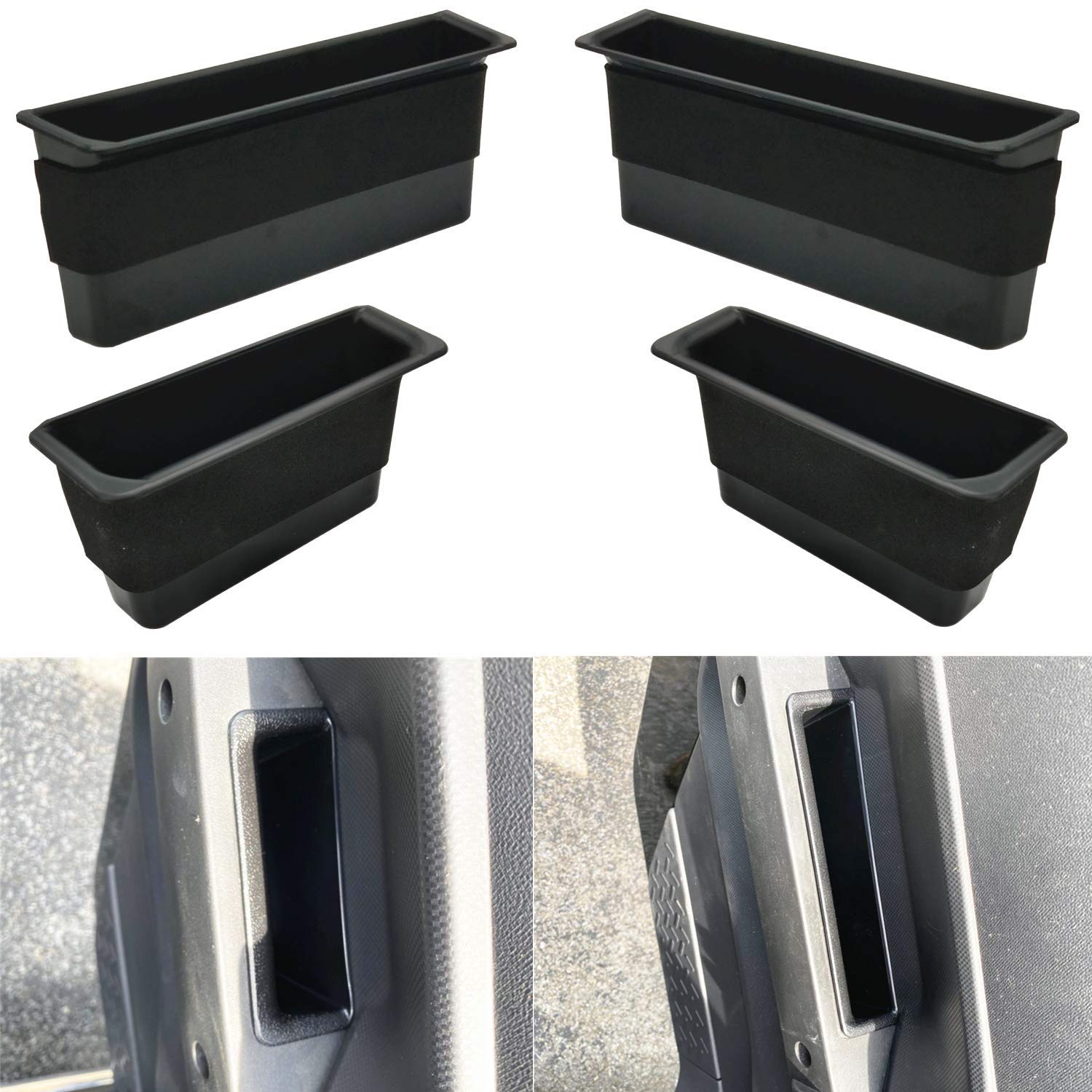 Jeep Wrangler JK JKU Door Organizer (2007-2010) - Storage Tray for Car Accessories