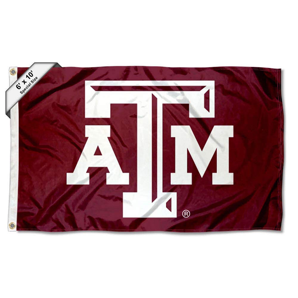 Texas A&M Aggies 6x10 Feet Large College Flag - Durable Outdoor Banner for Football Games, Tailgating & Campus Decor - Texas A&M University Merchandise & Fan Gear