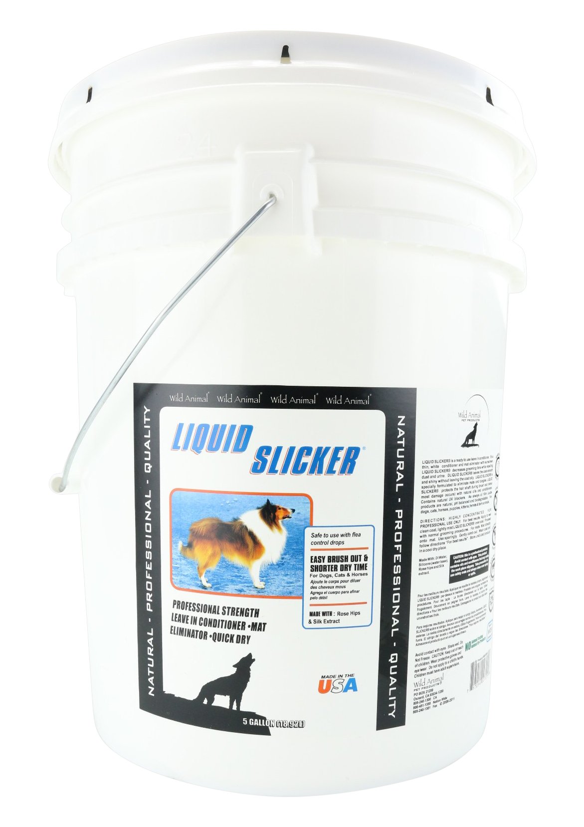 Wild Animal Liquid Slicker RTU Spray - 5 Gallon Ready-to-Use Formula for Pest Control & Wildlife Management | Ideal for Farms, Gardens & Outdoor Areas