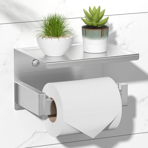 Brushed Nickel With Shelf