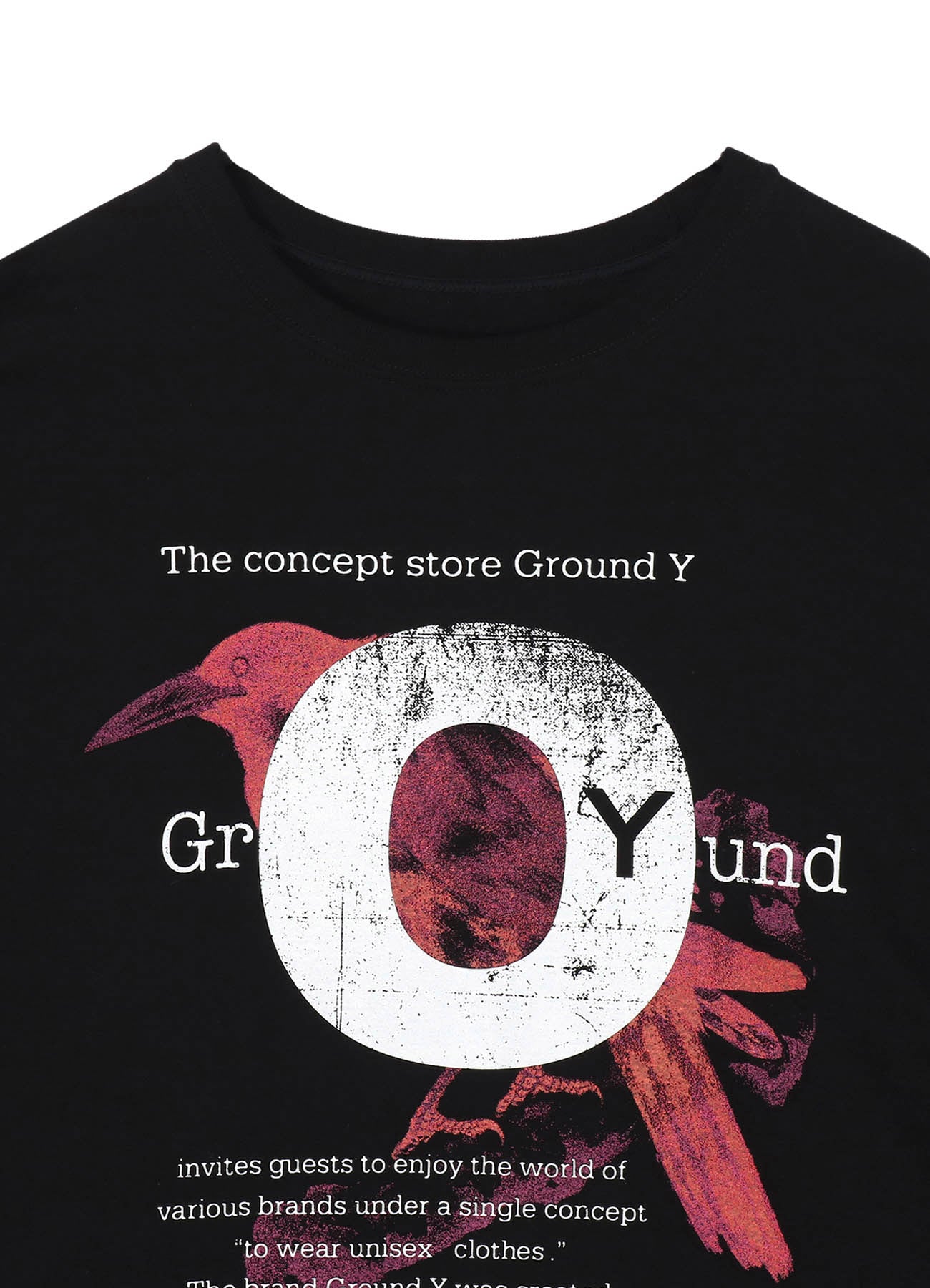 Soft Cotton Jersey Crow Print T-Shirt for Men & Women - Comfortable Casual Wear for Everyday Outfits & Street Style