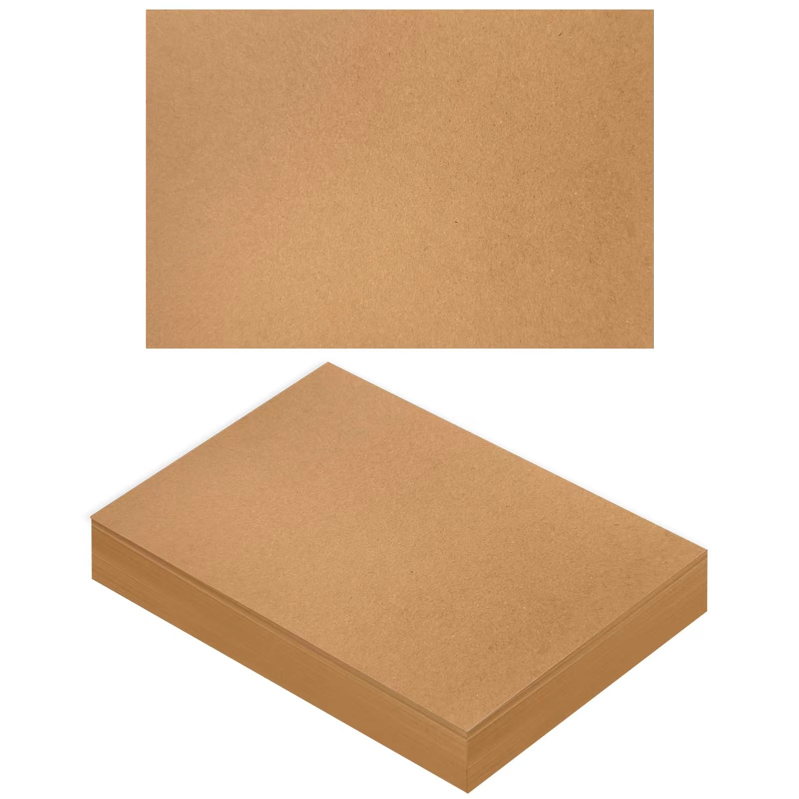 30 Sheets Brown Kraft Cardstock 8.5 x 11 Inch | Thick Heavyweight Smooth Card Stock Paper for Printing, Invitations, Scrapbooking, DIY Cards, Art & Crafts | Perfect for Wedding Invites, Greeting Cards, School Projects & Home Decor