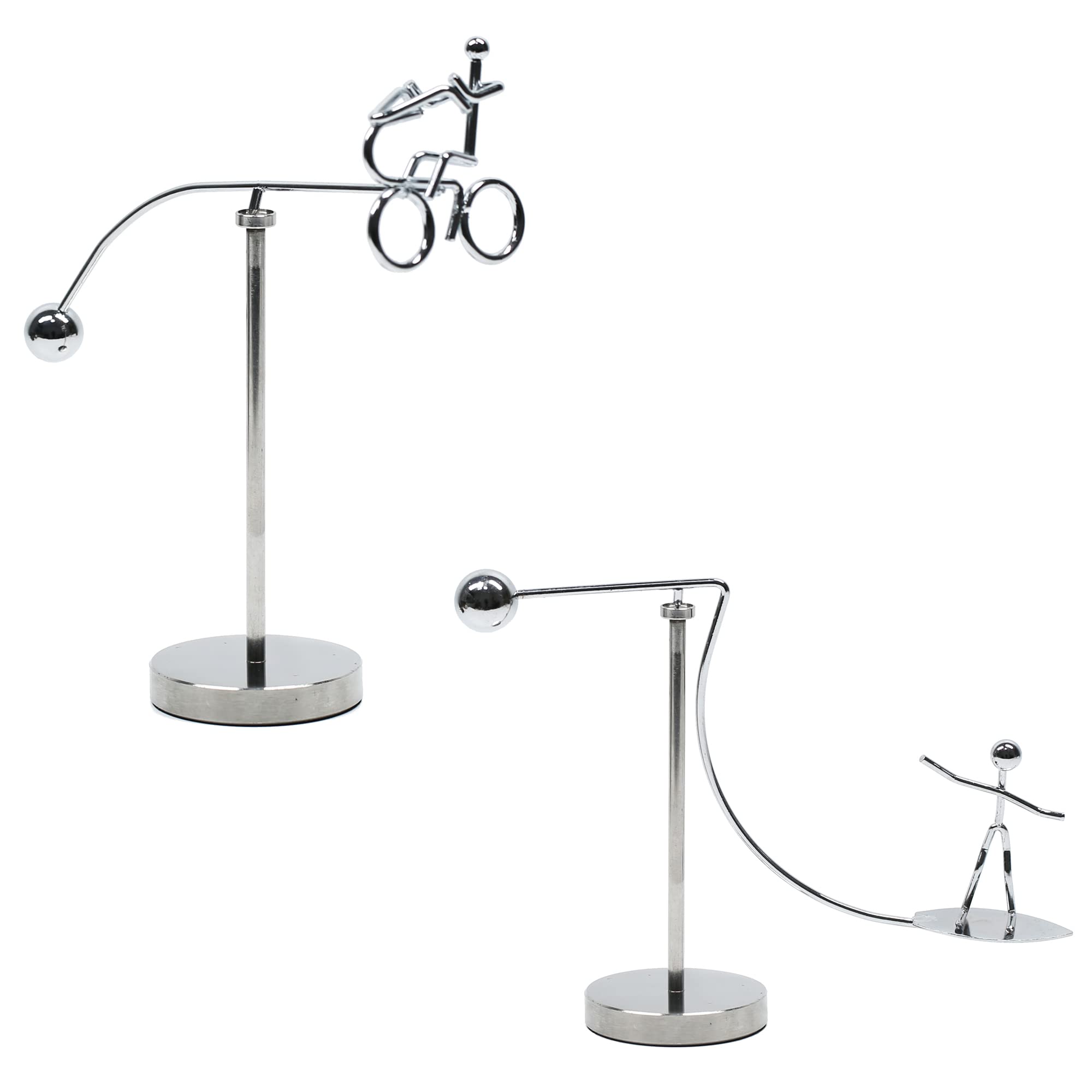 Magictech Steel Balance Toy - Kinetic Art Desk Decor for Home & Office | Stress Relief & Focus Tool | Perfect for Adults & Kids (PH03-PH06)