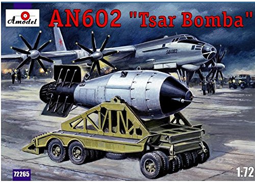 Amodel AN602 Tsar Bomba 1/72 Scale Model Kit 72265 - Perfect for Collectors, Military Enthusiasts & Historical Diorama Displays