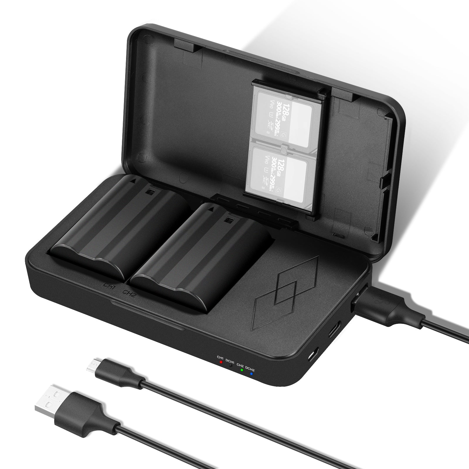 NEEWER EN-EL15c Replacement Battery & USB Charger Kit for Nikon DSLR Cameras - Perfect for Travel, Photography, and Professional Shoots