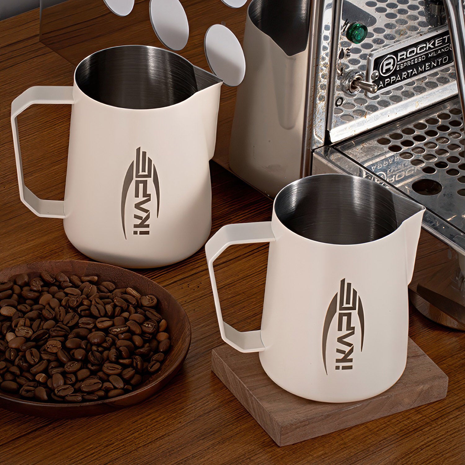 Premium Stainless Steel V1 Milk Frothing Pitcher for Latte, Cappuccino & Hot Chocolate - Barista-Grade Coffee Accessory for Home & Café Use