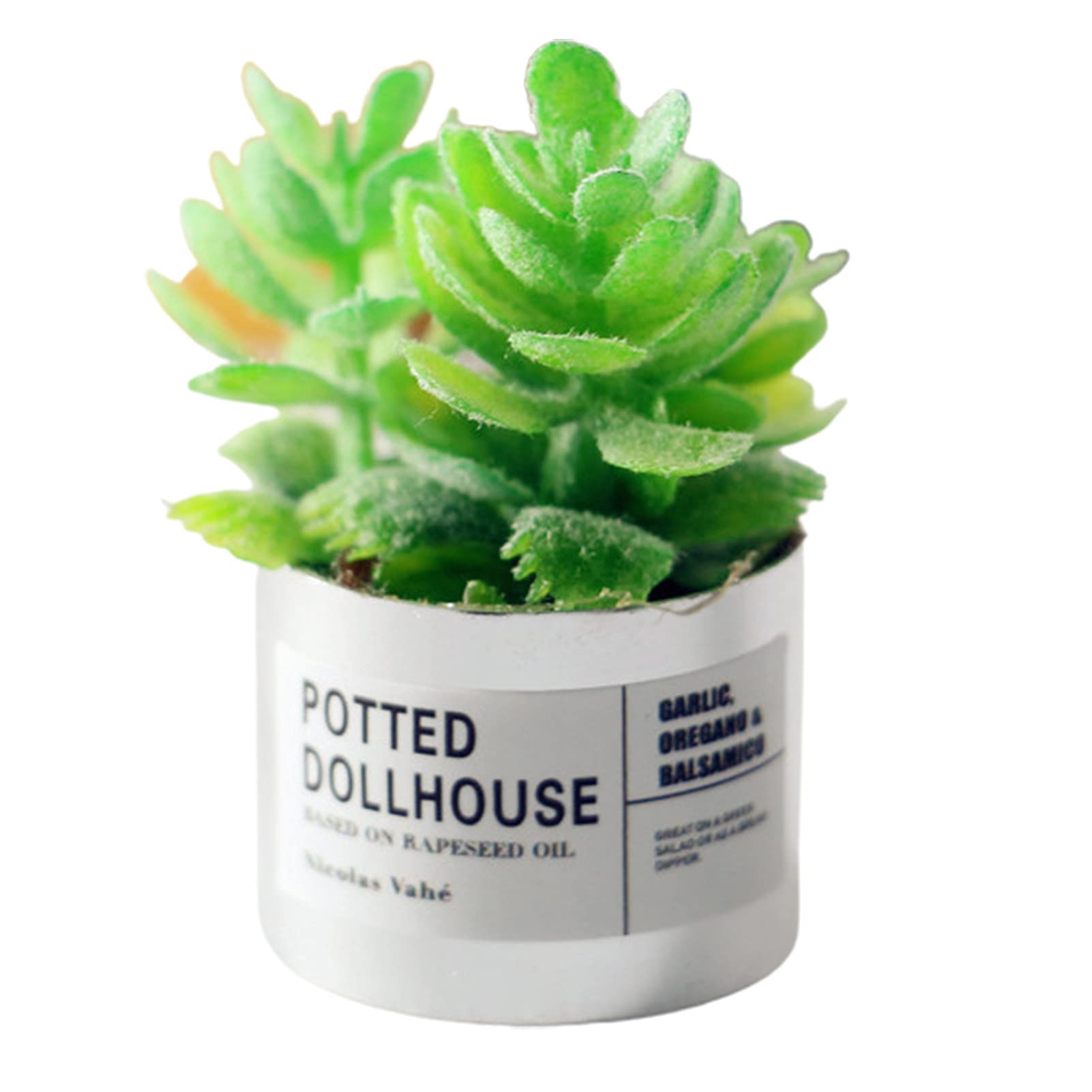 Miniature Metal Pot Plant Accessory - Exquisite Simulation Dollhouse Decor for Landscape & DIY Scenes | Perfect for Fairy Gardens, Terrariums & Miniature Displays
