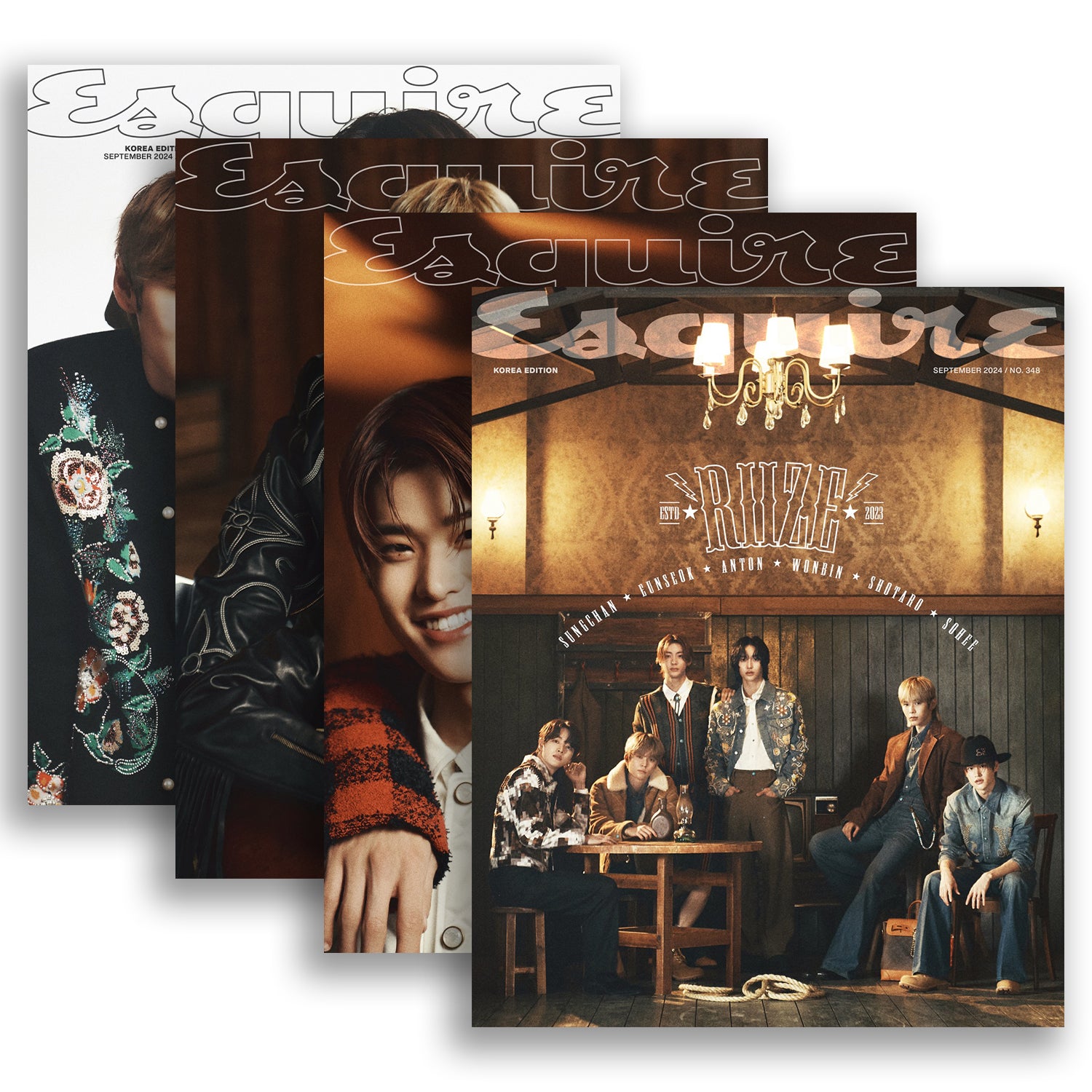 ESQUIRE September 2024 Issue - RIIZE Exclusive Cover Story | K-Pop Magazine for Collectors & Fans | Perfect for Home Display & Gift Giving