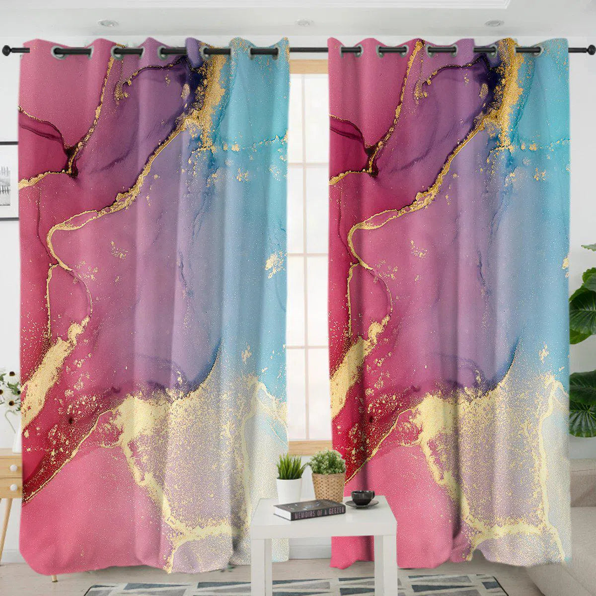 Budelli Beach Curtains - Premium Coastal Window Treatments for Beach House Decor | Perfect for Living Room, Bedroom & Bathroom