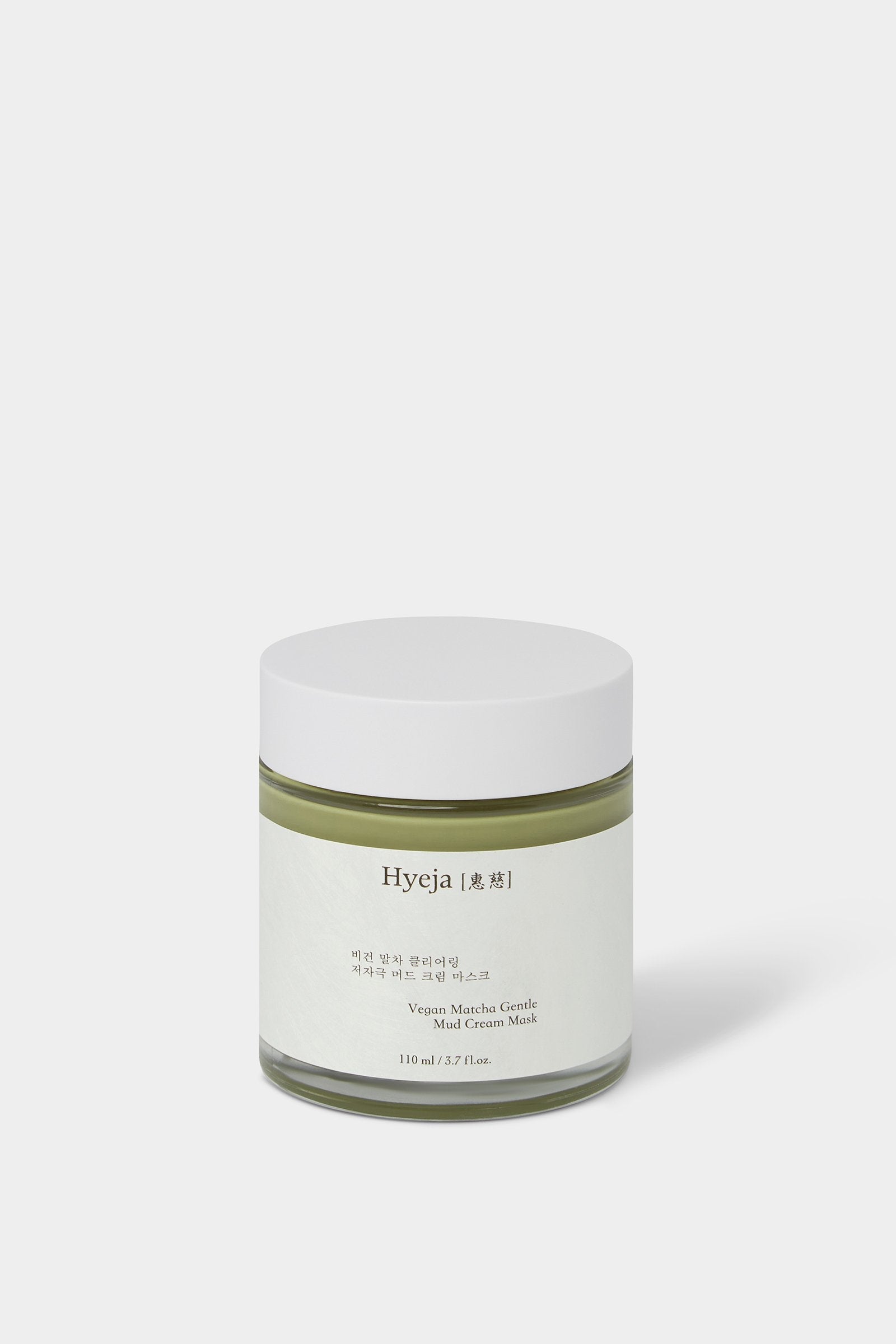 Hyeja Matcha Gentle Mud Cream Mask - Deep Cleansing & Pore Minimizing Face Mask for Glowing Skin | Perfect for Spa Nights & Self-Care Routines