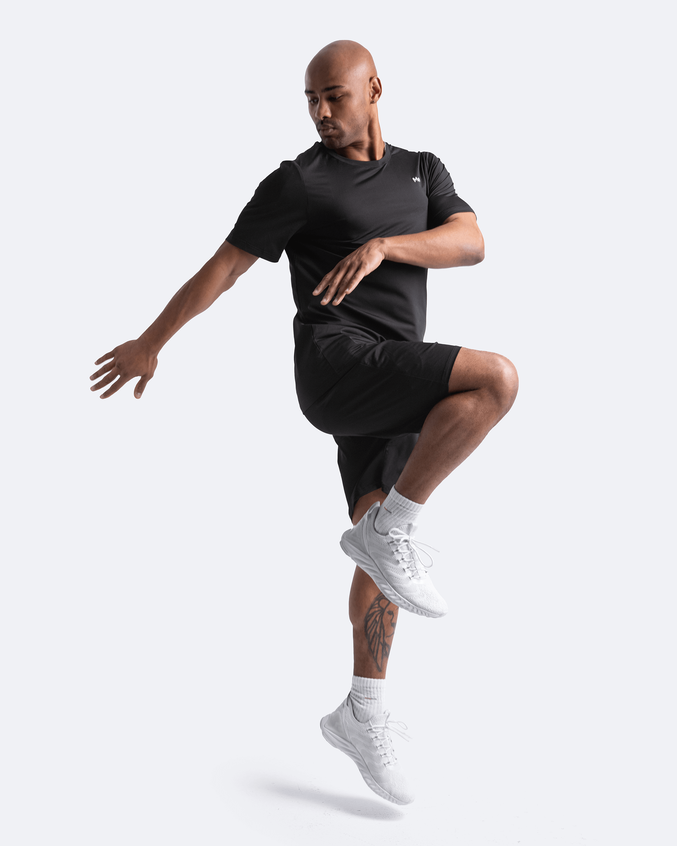 Premium Jet Black Everyday T-Shirt for Men - Soft Cotton Crew Neck Tee - Perfect for Casual Wear, Gym & Layering