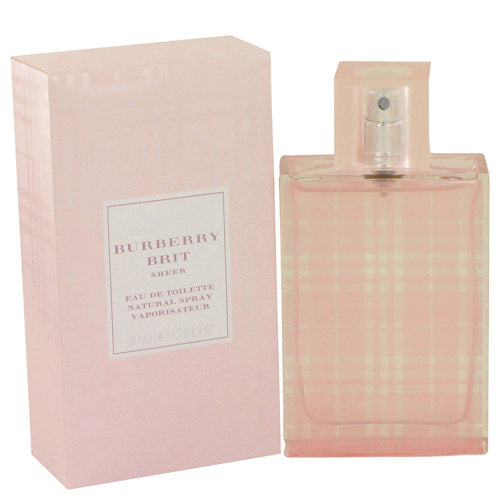 Burberry Brit Sheer Women's Eau De Toilette Perfume Spray - Light Floral Fragrance for Daytime & Special Occasions