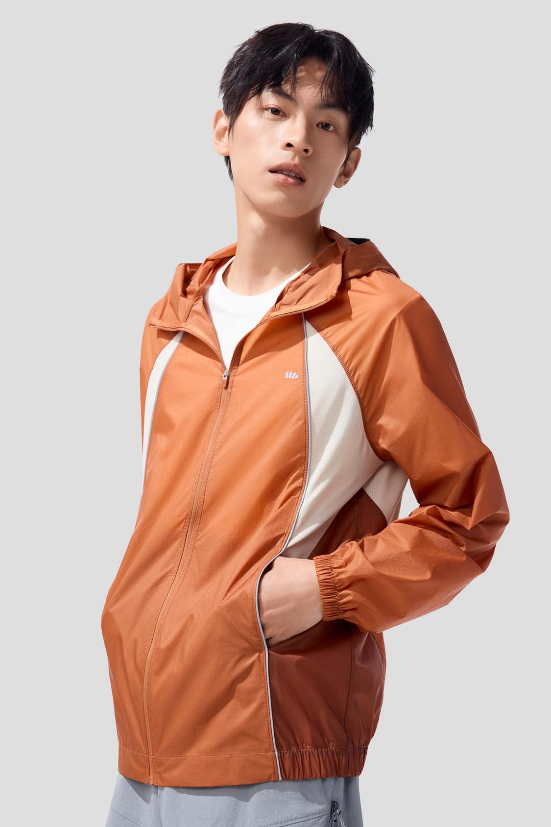 Defend Men's Lightweight Water Repellent Sun Jacket UPF50+ WR938 - Breathable UV Protection Windbreaker for Hiking, Fishing & Outdoor Activities
