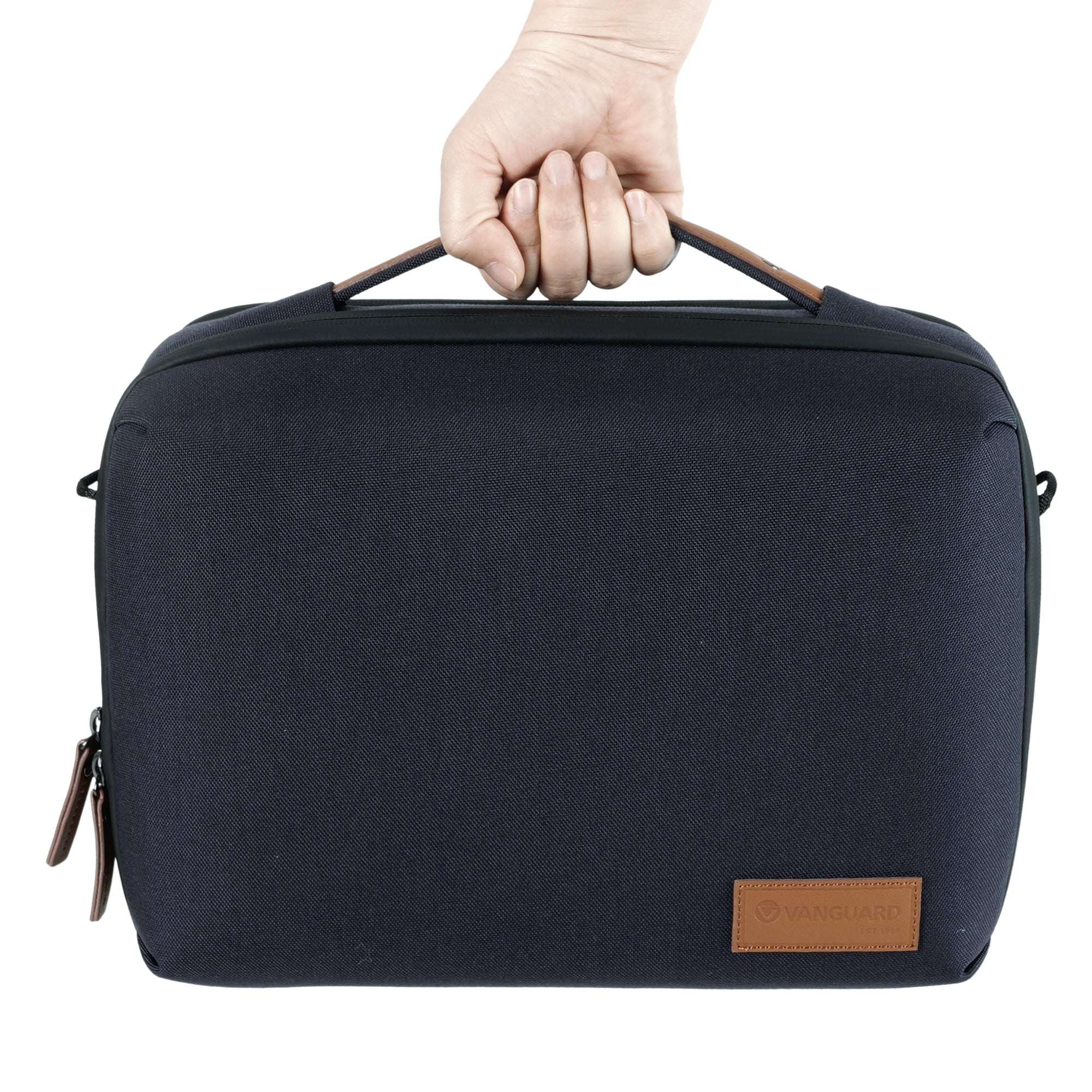 VEO City TP33 NV Tech Bag - Waterproof Laptop Backpack for Men & Women, Durable Travel Business Bag with USB Charging Port, Navy Blue - Perfect for Work, School, and Commuting