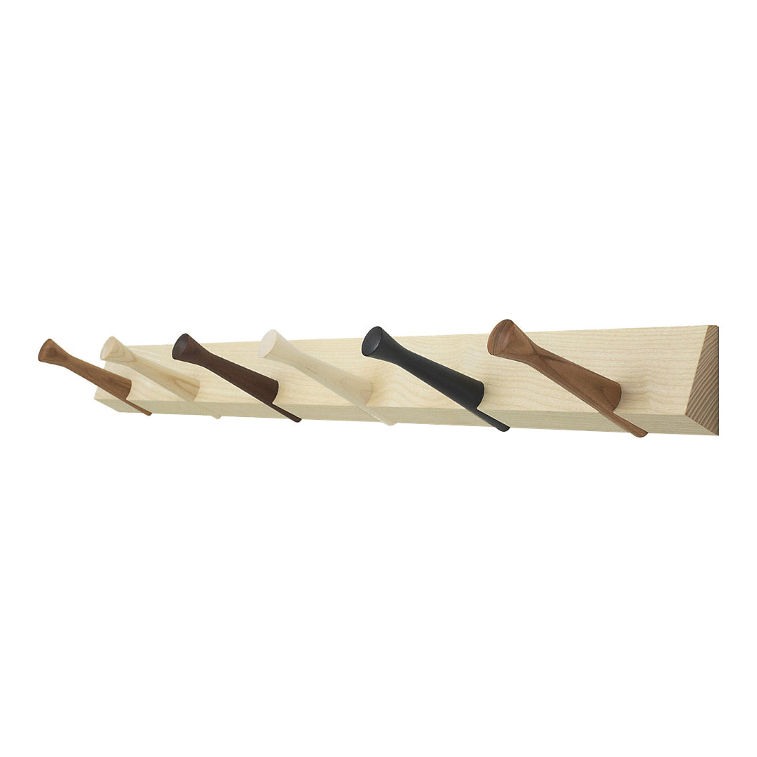 6-Peg Wall Mounted Coat Rack - Space Saving Hanging Organizer for Hats, Jackets & Bags - Perfect for Entryway, Bedroom or Closet Organization