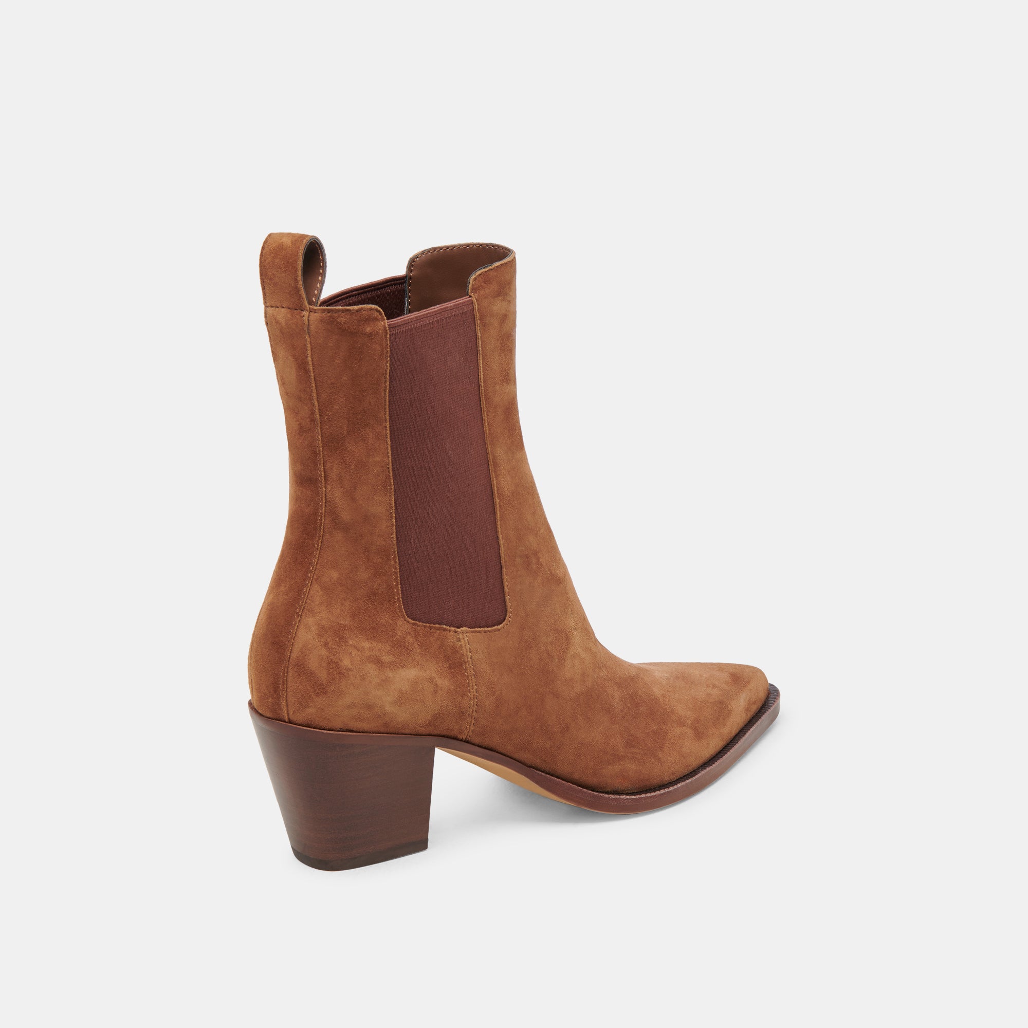 SHADIE H2O Wide Booties for Women - Brown Suede Waterproof Boots | Comfortable Slip-Resistant Outdoor Shoes for Hiking, Rainy Days & Winter Wear