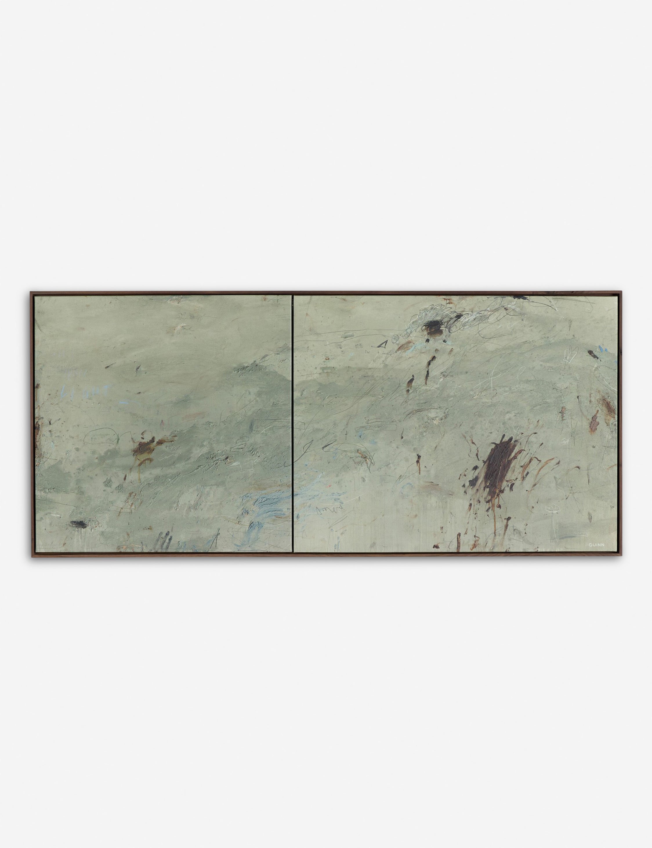 At Peace and In Place Wall Art by Tyler Guinn - Modern Abstract Canvas Painting for Living Room, Bedroom & Office Decor