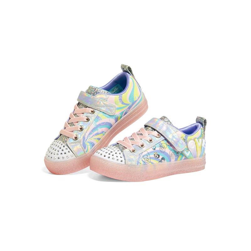 SHUFFLE BRIGHTS 314264L/LPMT - Colorful LED Light Up Shoes for Kids & Teens - Perfect for Dance Parties, Raves & Nighttime Fun