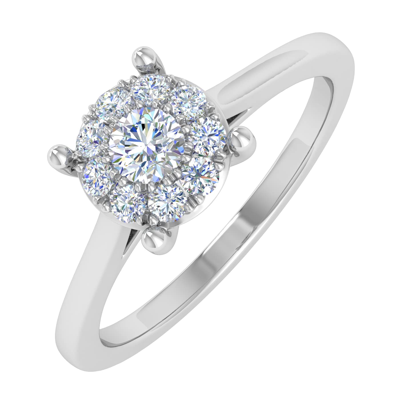 1/5 Carat IGI Certified Diamond Engagement Ring in 10K Solid Gold - Prong Setting for Women, Perfect for Proposals, Anniversaries & Special Occasions