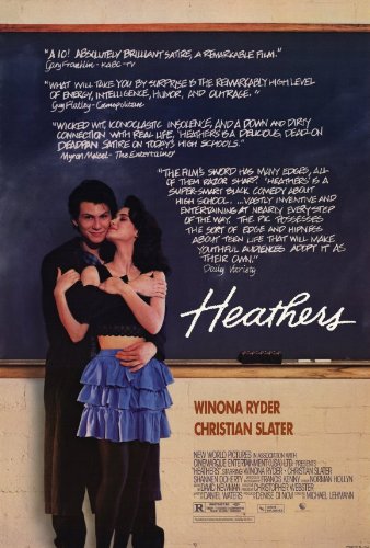 Heathers 11x17 Movie Poster - Style A | Classic 80s Cult Film Wall Art for Home Theater, Bedroom & Office Decor