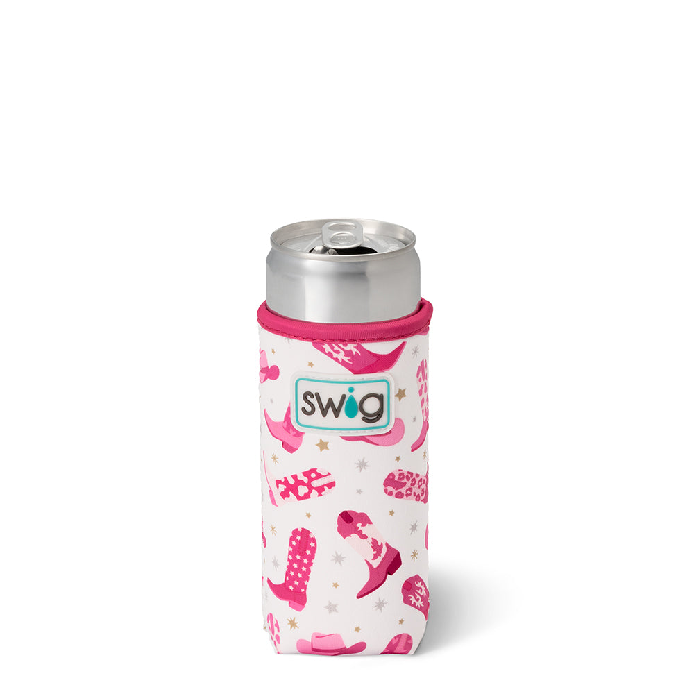 Let's Go Girls Slim Can Coolie - Insulated Beverage Sleeve for 12oz Cans - Perfect for Parties, Beach & Outdoor Activities