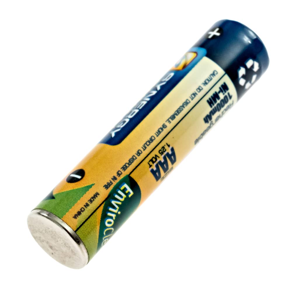 Synergy Digital Rechargeable AAA Batteries for Panasonic KX-TGA660B Cordless Phone - 10-Pack Ultra High Capacity Ni-MH Battery Combo | Perfect for Home & Office Wireless Phones