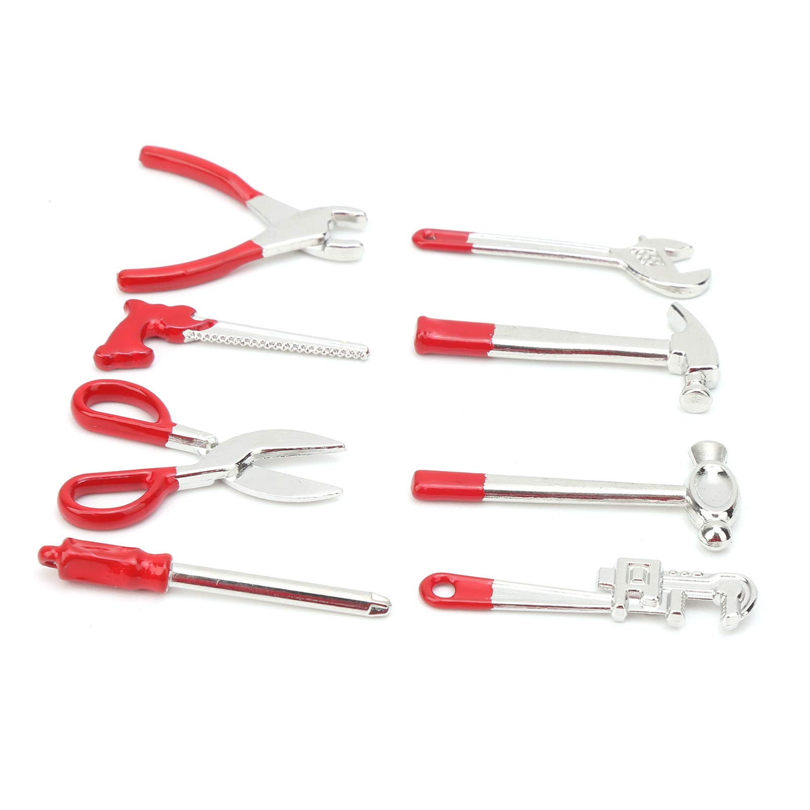 1:12 Scale Miniature Dollhouse Tool Kit - 8-Piece Mini Tool Set for Dollhouse Accessories & Furniture | Perfect for DIY Dollhouse Projects, Collectors & Miniature Enthusiasts