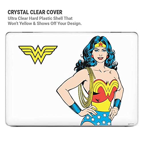 Official Warner Bros Wonder Woman MacBook Pro 13in M1 (2021) Case & Skin Set - Durable Protective Cover for MacBook Pro 13-inch M1 2021 Model - Perfect for Work, School & Travel