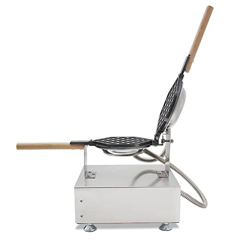 Kolice Electric Bubble Waffle Maker Machine - Non-Stick Iron Griddle with Digital Timer & Adjustable Temperature - Perfect for Snack Bars, Food Trucks, Restaurants & Home Breakfast - Make Delicious Hong Kong Style Egg Waffles for Parties, Cafes and Street Food Business