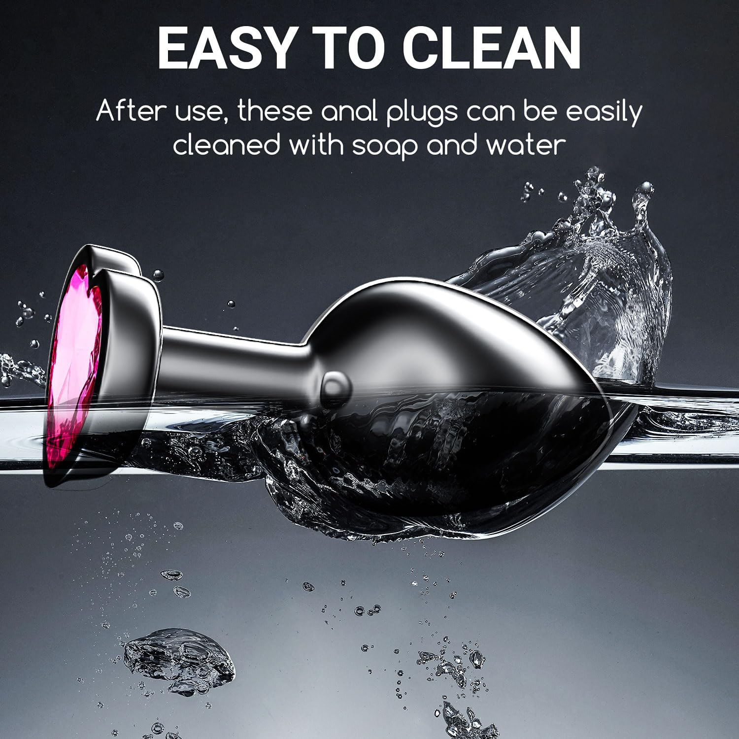 Premium 3-Piece Stainless Steel Anal Training Kit - Couples Butt Plug Set for Men & Women, Portable Adult Toys for Relaxation & Exercise | Perfect for Beginners, Intimate Play & Sensual Exploration