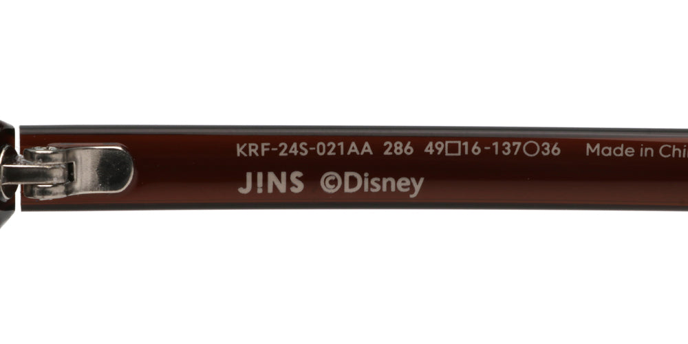 JINS x Disney Mickey & Minnie Kids Glasses Frame 021 286 - Stylish & Comfortable Eyewear for School, Reading & Outdoor Activities
