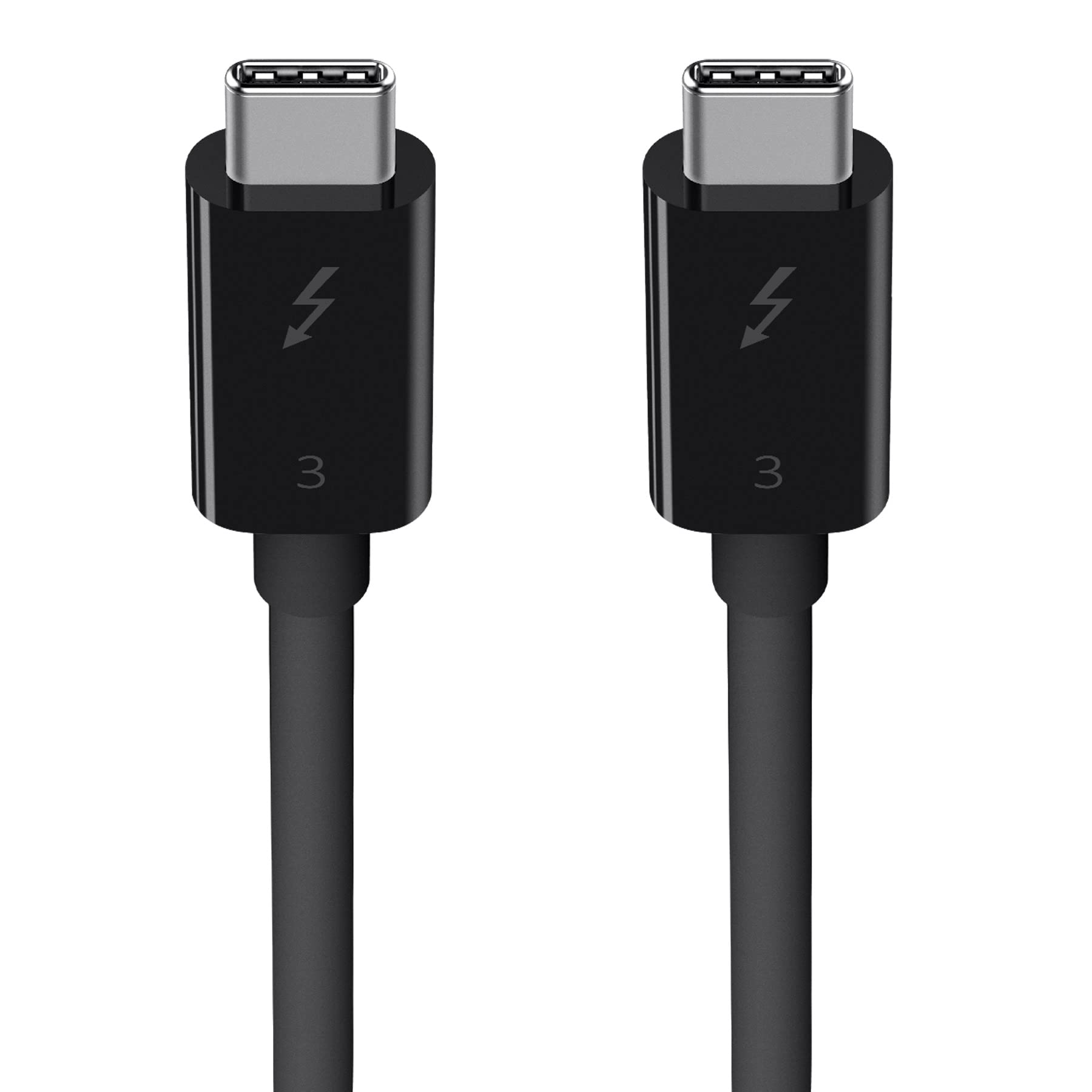Belkin Thunderbolt 3 Cable (USB-C to USB-C) 100W Fast Charging & Data Sync - 1.6ft/0.5m for MacBook Pro, iPad Pro, Dell XPS & More - Perfect for Home Office & Travel Charging