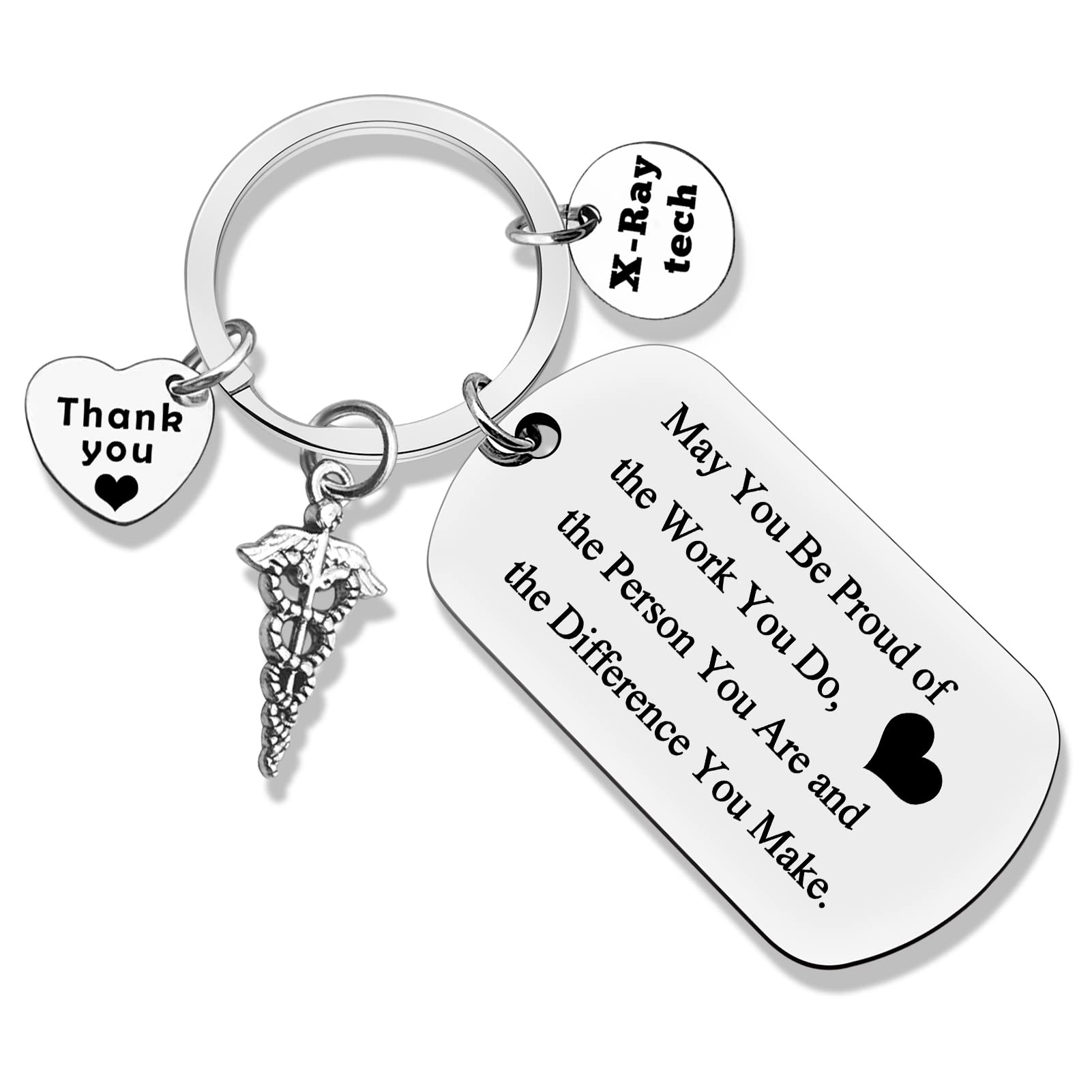 Premium Doctor Keychain - Thoughtful Doctor Appreciation Gift for Women & Men - Perfect for Graduation, White Coat Ceremony & Medical Professionals
