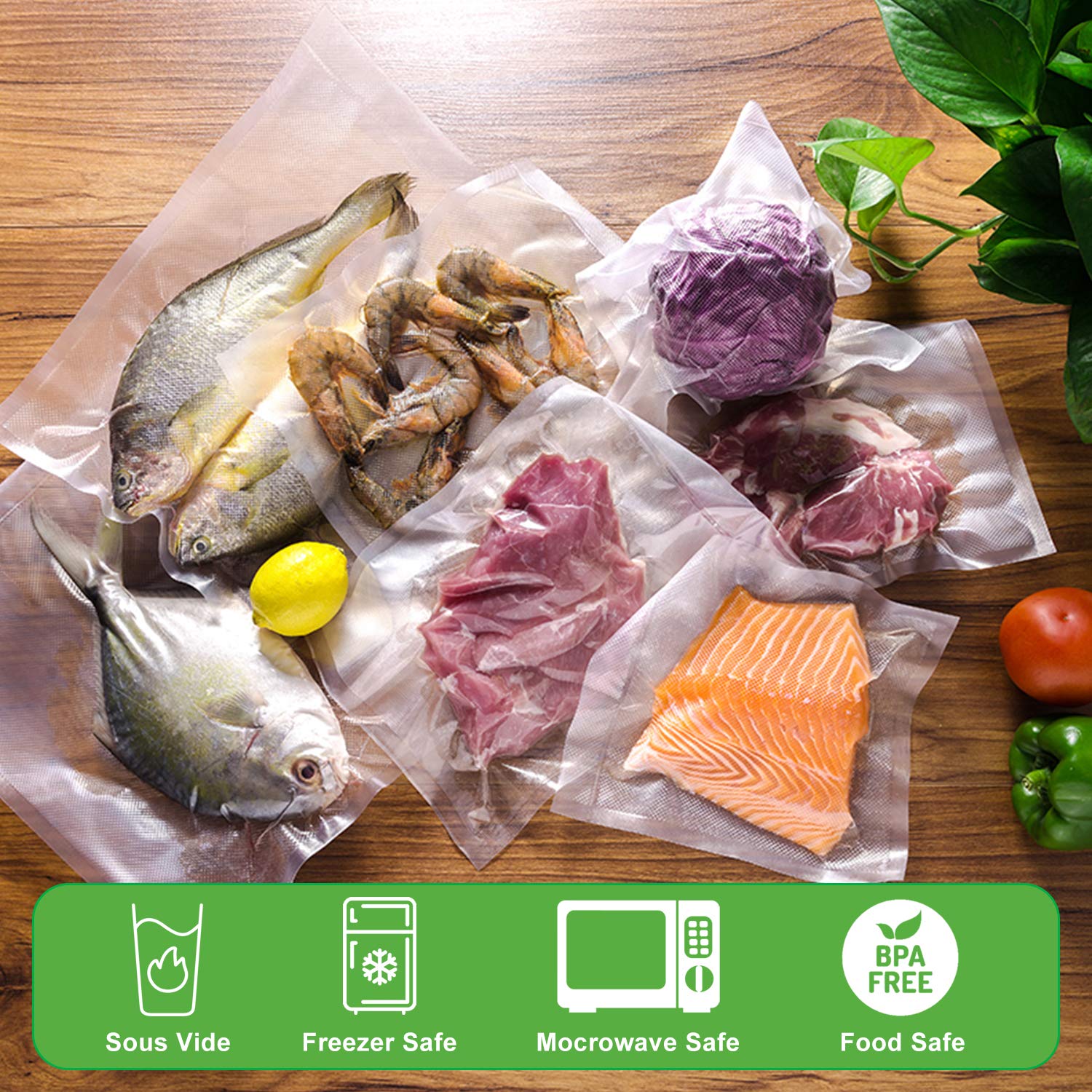 Premium Vacuum Sealer Bags - 6