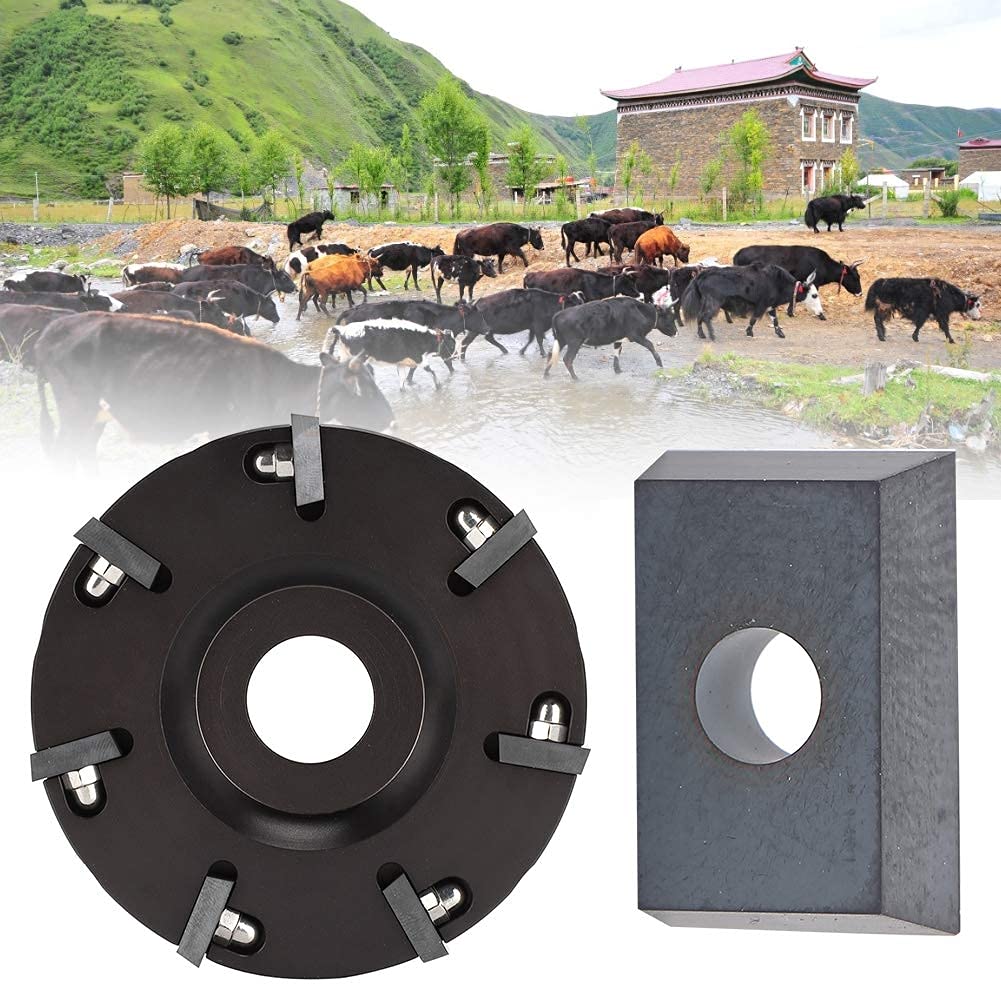 Zerodis 2nd Gen Cattle Hoof Trimmer - Professional Livestock Hoof Care Tool with 7 Sharp Blades & Angle Grinder Disc Plate | Perfect for Dairy Cows, Beef Cattle & Farm Animal Grooming