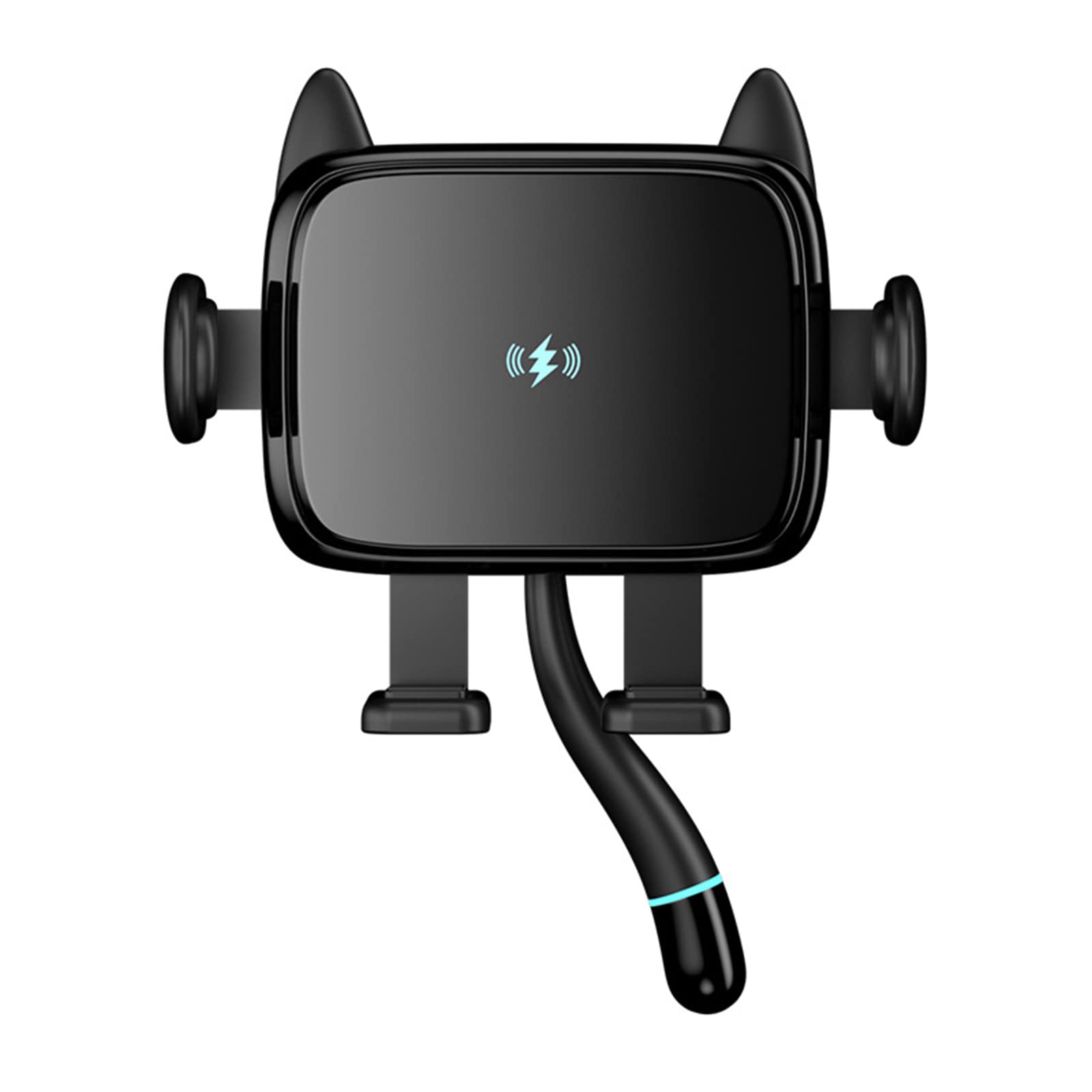 Mulcort 15W Auto-Clamping Wireless Car Charger Mount - Fast Qi Charging Phone Holder for iPhone 13/14 Series, Samsung Galaxy S9/S10/Note 8/9, Huawei Mate 40/P30 Pro - Perfect for Commuting, Road Trips & Hands-Free Driving